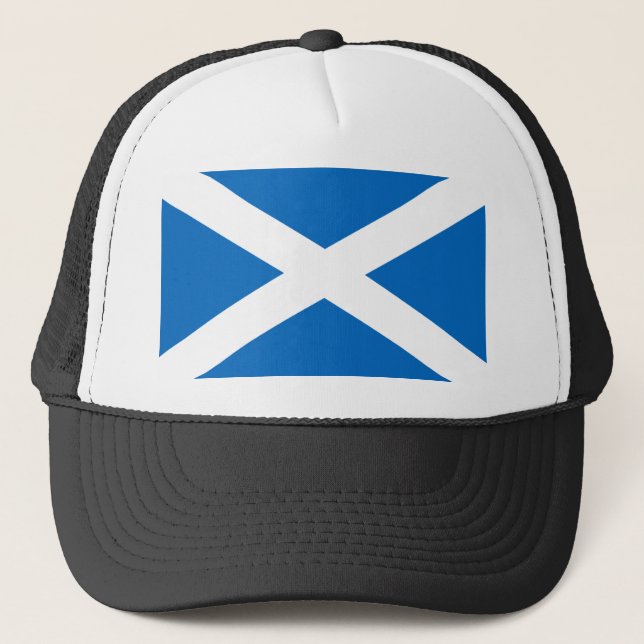 Gorra De Camionero Bandera de Escocia - Bratach na h-Alba (Anverso)