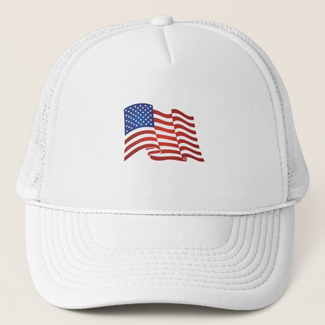 Gorra De Camionero Bandera de Estados Unidos (Anverso)