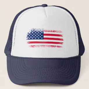 Gorra De Camionero Bandera de Estados Unidos