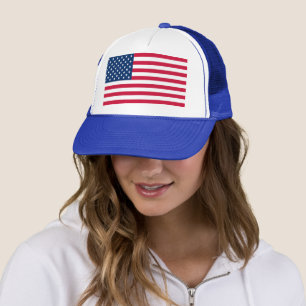 Gorra De Camionero Bandera de Estados Unidos - Estados Unidos de Amé