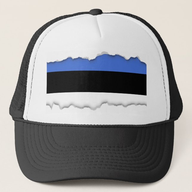 Gorra De Camionero Bandera de Estonia (Anverso)