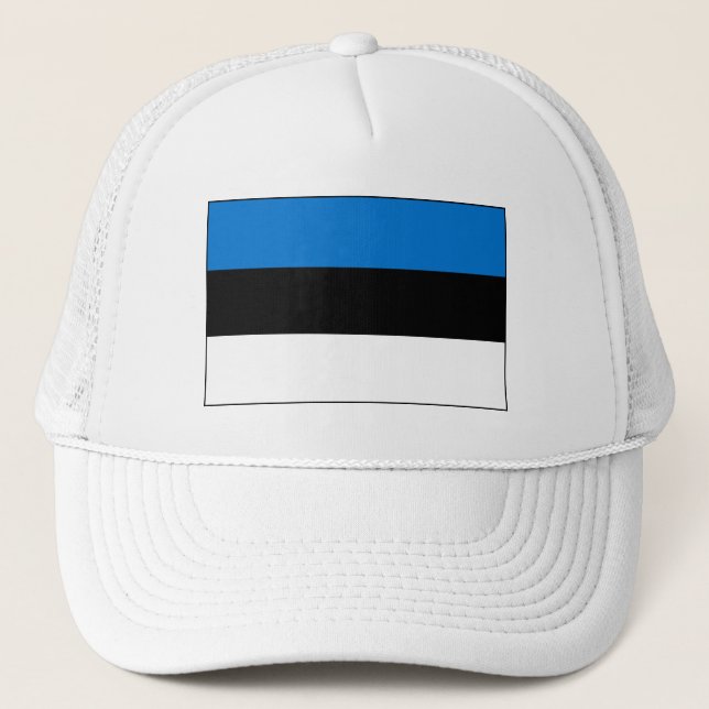 Gorra De Camionero Bandera de Estonia (Anverso)