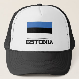 Gorra De Camionero Bandera de Estonia