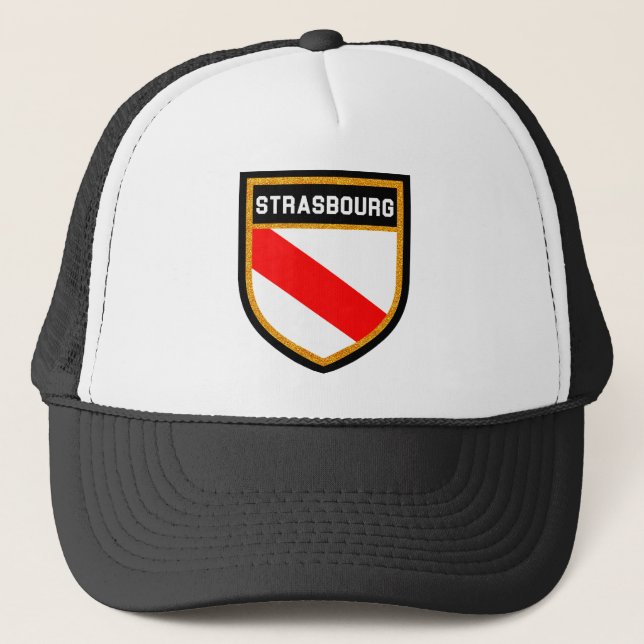 Gorra De Camionero Bandera de Estrasburgo (Anverso)