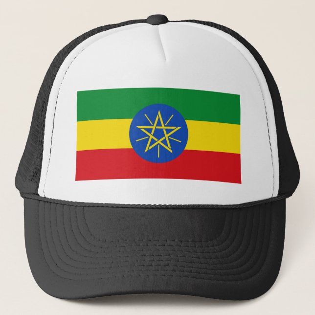 Gorra De Camionero Bandera de Etiopía (Anverso)