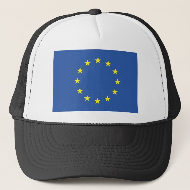 Gorra De Camionero Bandera de Europa Unida (Anverso)