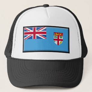 Gorra De Camionero Bandera de Fiji