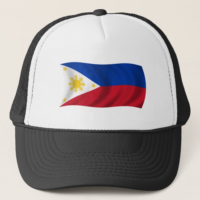 Gorra De Camionero Bandera de Filipinas (Anverso)