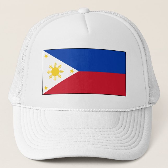 Gorra De Camionero Bandera de Filipinas (Anverso)