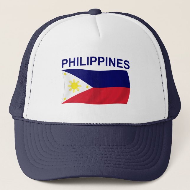 Gorra De Camionero Bandera de Filipinas (Anverso)