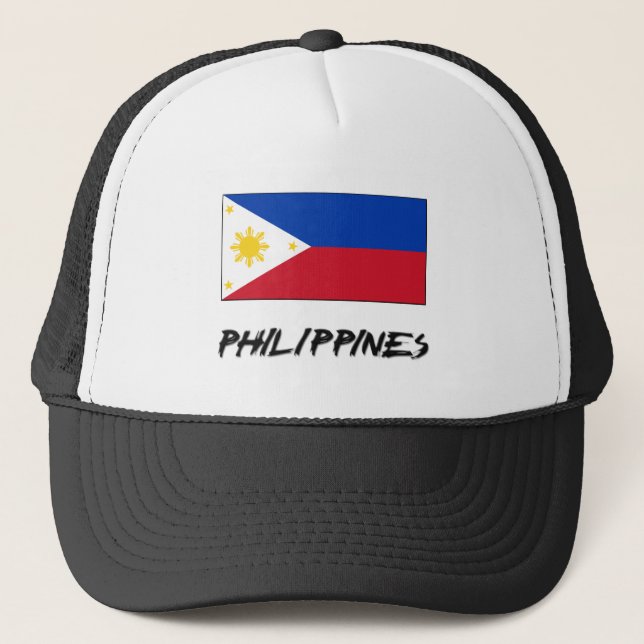 Gorra De Camionero Bandera de Filipinas (Anverso)