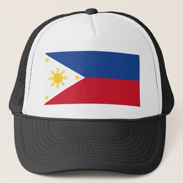 Gorra De Camionero Bandera de Filipinas (Anverso)