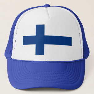 Gorra De Camionero Bandera de Finlandia