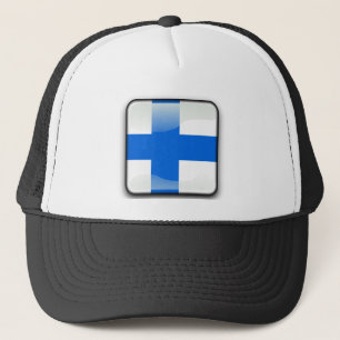 Gorra De Camionero Bandera de Finlandia
