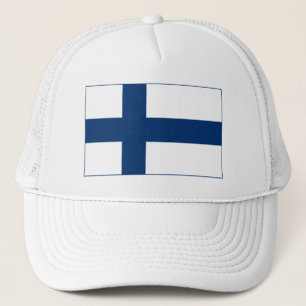 Gorra De Camionero Bandera de Finlandia