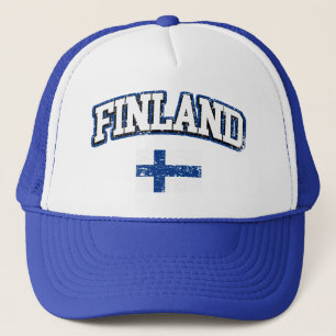 Gorra De Camionero Bandera de Finlandia