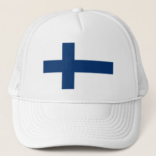 Gorra De Camionero Bandera de Finlandia