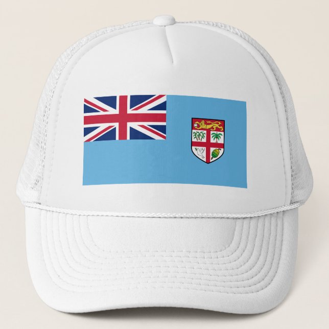 Gorra De Camionero Bandera de Fiyi (Anverso)