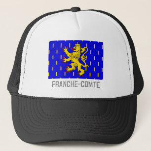 Gorra De Camionero Bandera de Franche-Comté con nombre
