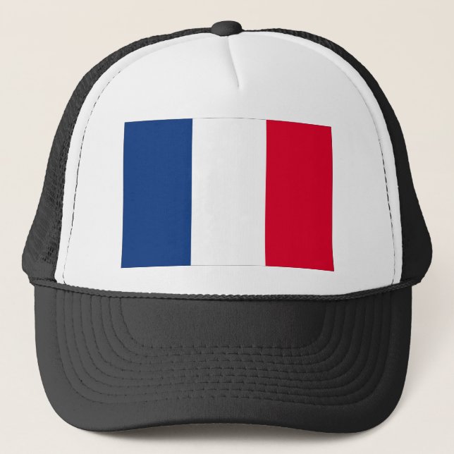 Gorra De Camionero Bandera de Francia (Anverso)
