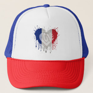 Gorra De Camionero Bandera de Francia del amor