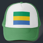 Gorra De Camionero Bandera de Gabón<br><div class="desc">Bandera patriótica de Gabón.</div>