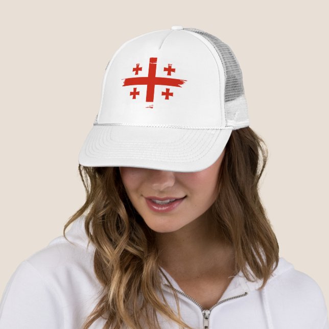 Gorra De Camionero Bandera de Georgia (In situ)