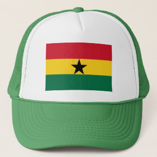 Gorra De Camionero Bandera de Ghana