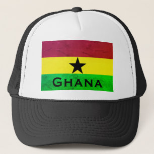 Gorra De Camionero Bandera de Ghana (África occidental)