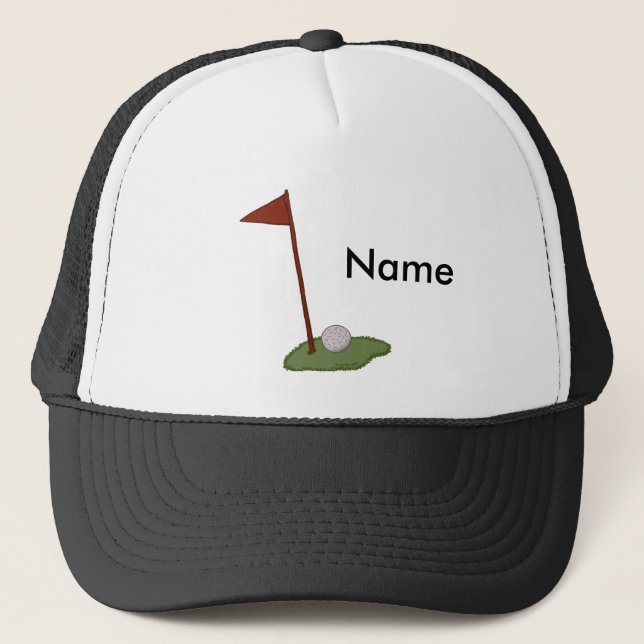 Gorra De Camionero Bandera de golf (Anverso)