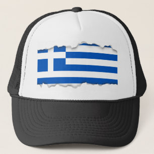 Gorra De Camionero Bandera de Grecia