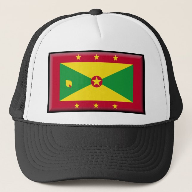 Gorra De Camionero Bandera de Grenada (Anverso)