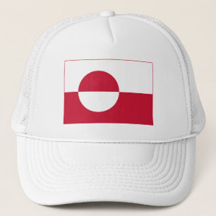 Gorra De Camionero Bandera de Groenlandia