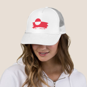 Gorra De Camionero Bandera de Groenlandia