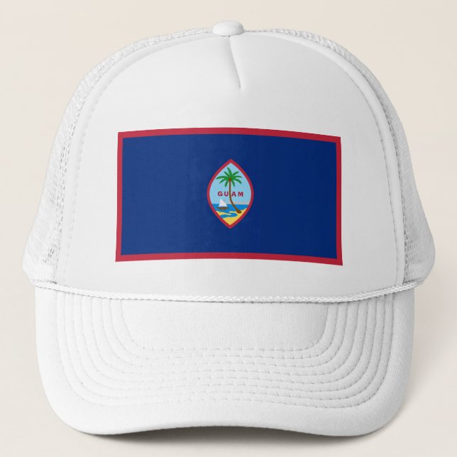 Gorra De Camionero Bandera de Guam (Anverso)