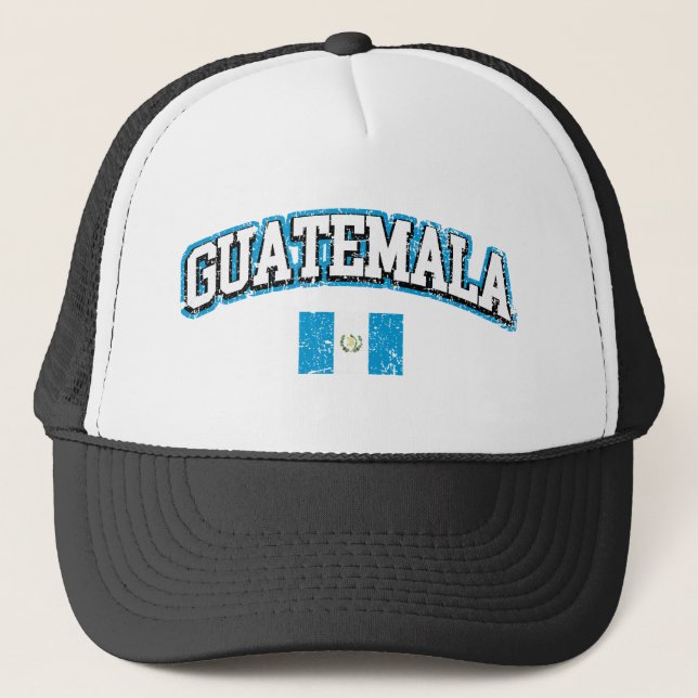 Gorra De Camionero Bandera de Guatemala de época (Anverso)