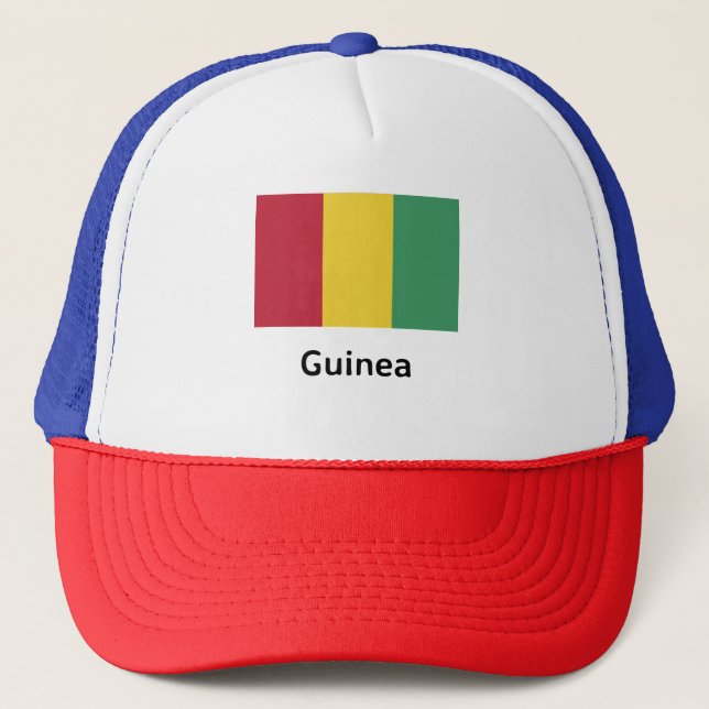 Gorra De Camionero Bandera de Guinea (Anverso)