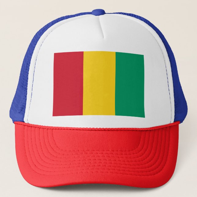 Gorra De Camionero Bandera de Guinea (Anverso)