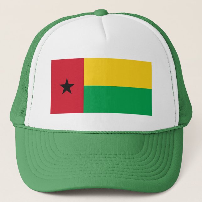 Gorra De Camionero Bandera de Guinea Bissau (Anverso)