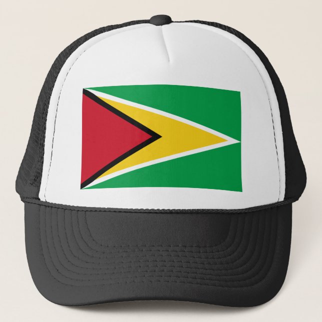Gorra De Camionero Bandera de Guyana (Anverso)