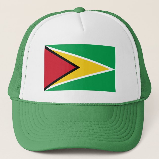 Gorra De Camionero Bandera de Guyana (Anverso)
