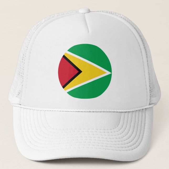 Gorra De Camionero Bandera de Guyana (Anverso)