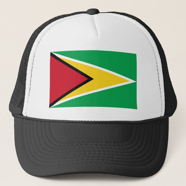 Gorra De Camionero Bandera de Guyana (Anverso)