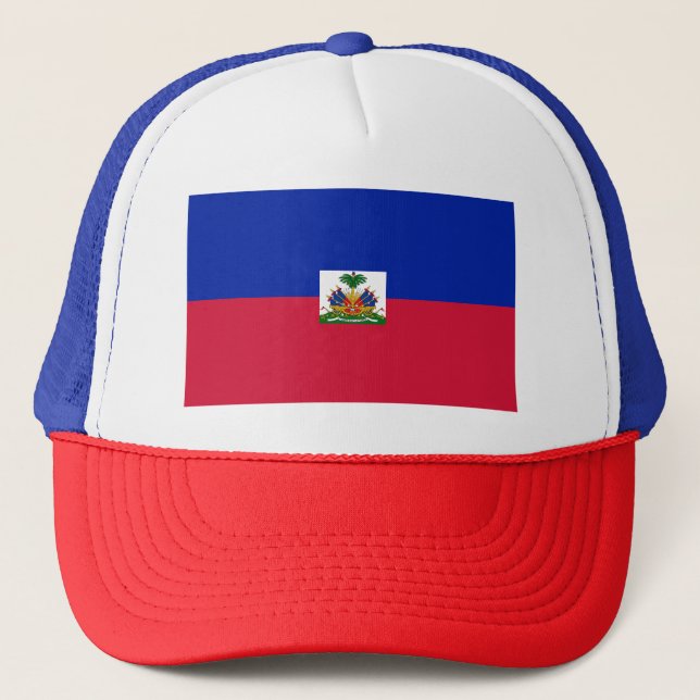 Gorra De Camionero Bandera de Haití (Anverso)