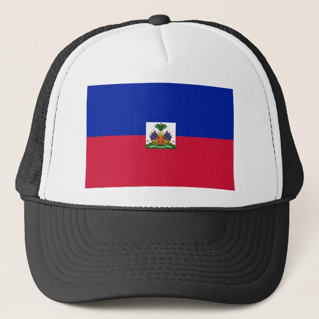 Gorra De Camionero Bandera de Haití (Anverso)