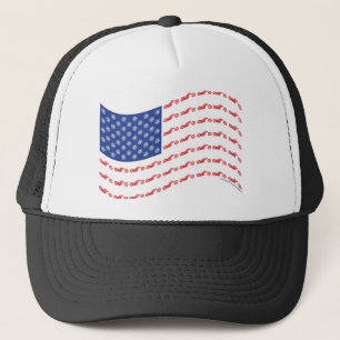 Gorra De Camionero Bandera de helicóptero-Onda
