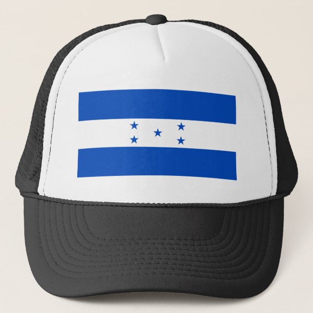Gorra De Camionero Bandera de Honduras (Anverso)