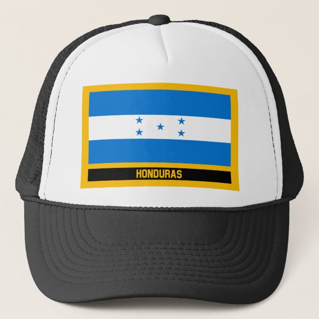 Gorra De Camionero Bandera de Honduras (Anverso)