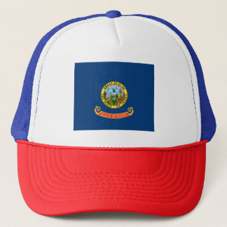 Gorra De Camionero Bandera de Idaho: el estado de Gem, América Montañ