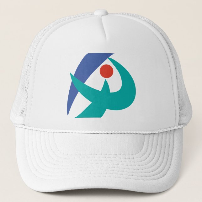 Gorra De Camionero Bandera de Iga, Mie, Japón (Anverso)